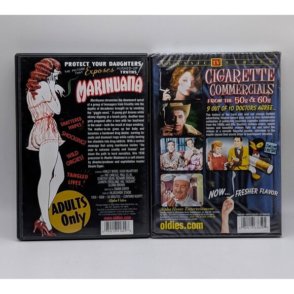 Alpha Video DVD Lot Lost Media 50s 60s Reefer Madness Sex Cigarettes Atomic Ads - Picture 7 of 9